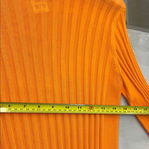 Hope Orange Ribbed Turtleneck - Picture 6 of 7